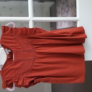 JCrew Point Sub ruffle Tank Top